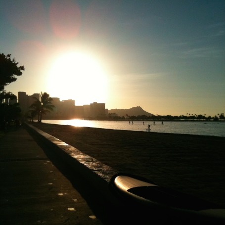 オアフ島サンセット